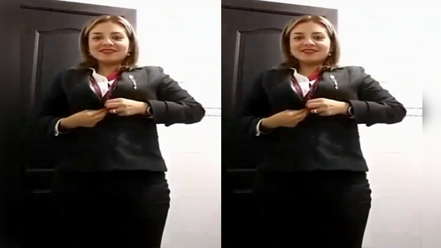 Beautiful Mumbai Secretary Strips For Boss