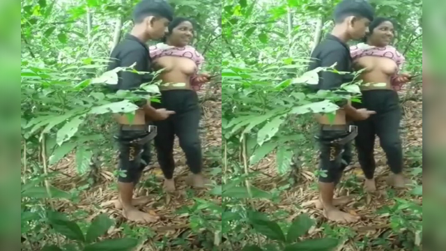 Bangladeshi Village Girl Fucking With Young Boy In jungle