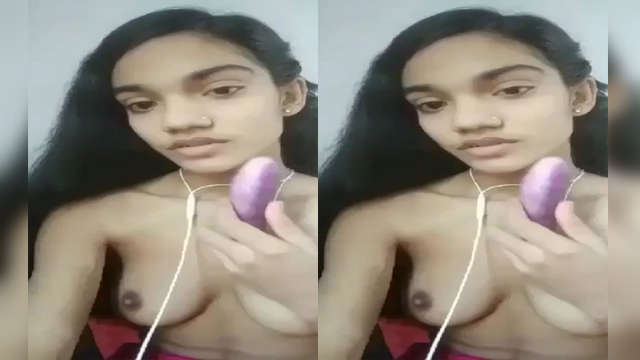 Masturbation with brinjal