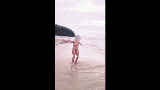 Pinky Rahul Roaming Full Naked on Beach during Day ~ Part II